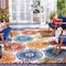 Safavieh 4 x 6 ft. Cabana 800 Power-Loomed Rectangle Rug Creme & Red CBN801A-4 - alternate 2